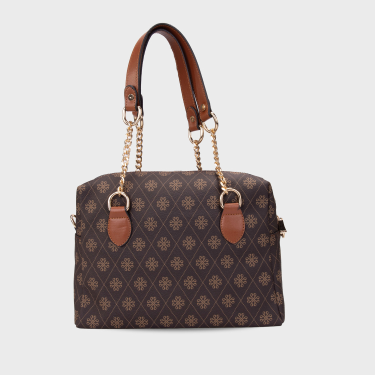 4B02 Kadın El Çantası Kahve - (1)