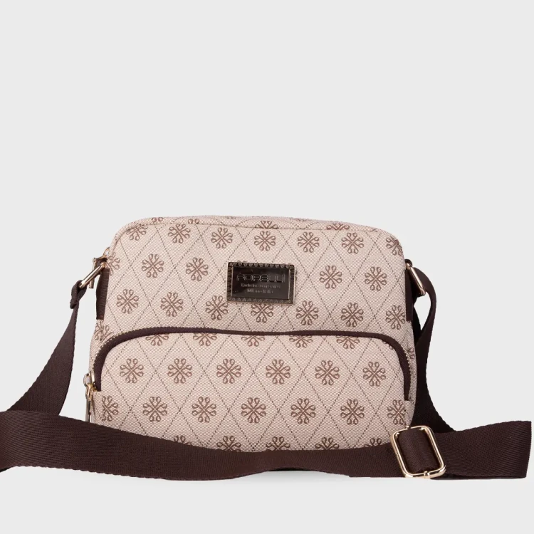 4B36 Kadın Çapraz Çanta Bej - 