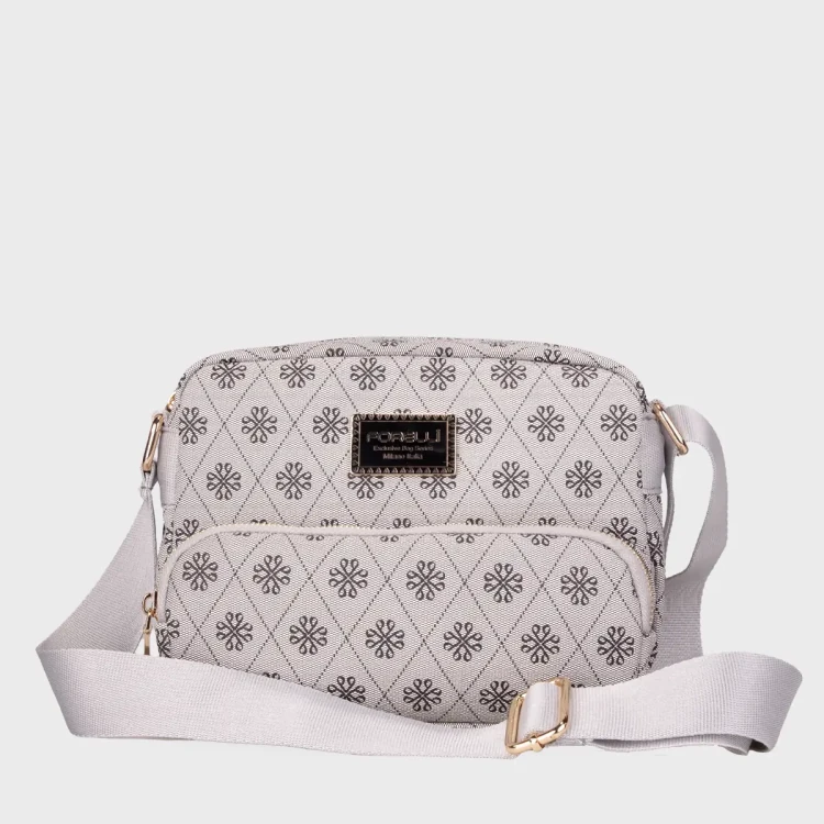 4B36 Kadın Çapraz Çanta Beyaz - 