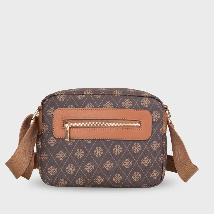 4B36 Kadın Çapraz Çanta Kahve - (1)