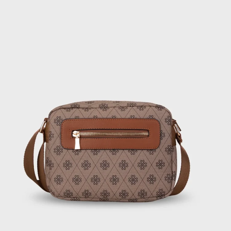 4B36 Kadın Çapraz Çanta Vizon - (1)