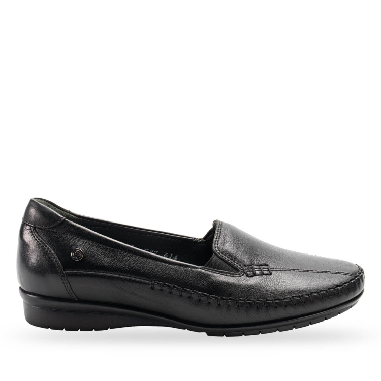 MARLA-G Kadın Deri Ayakkabı Siyah - Forelli