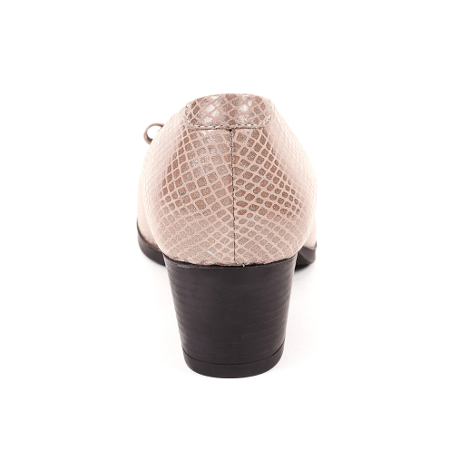 DANIL-G Kadın Deri Ayakkabı Vizon Baskılı - 3