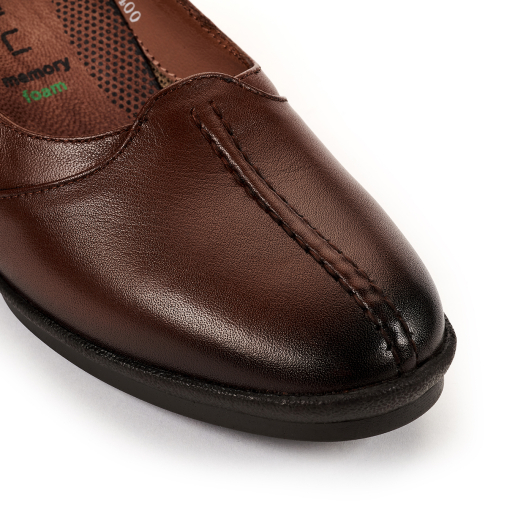 LEVIN-G Kadın Deri Ayakkabı Taba - 5