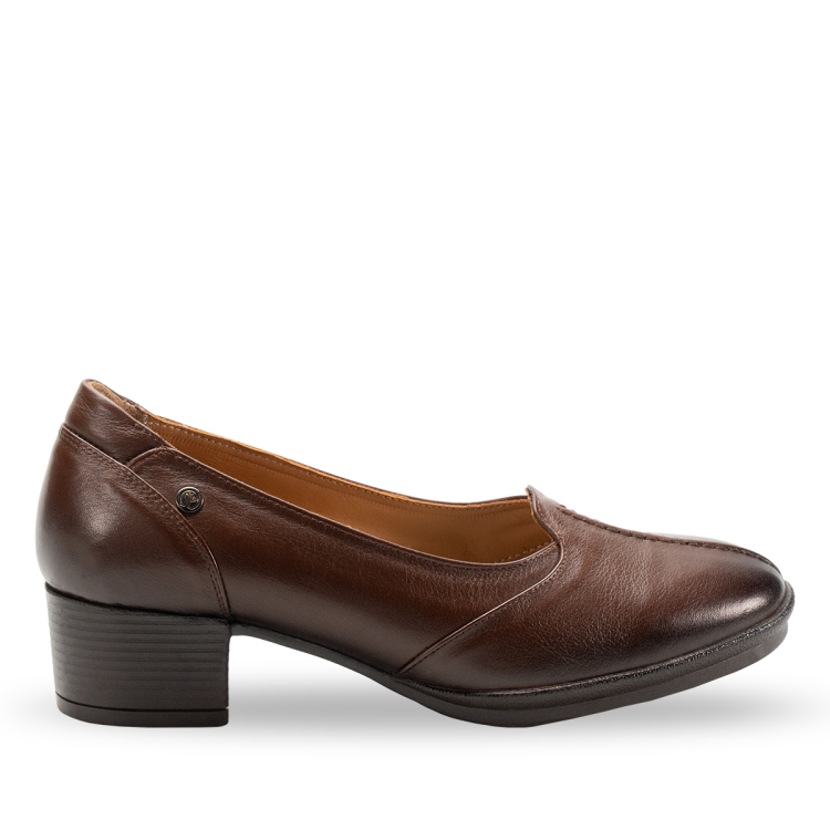 LEVIN-G Kadın Deri Ayakkabı Taba - Forelli