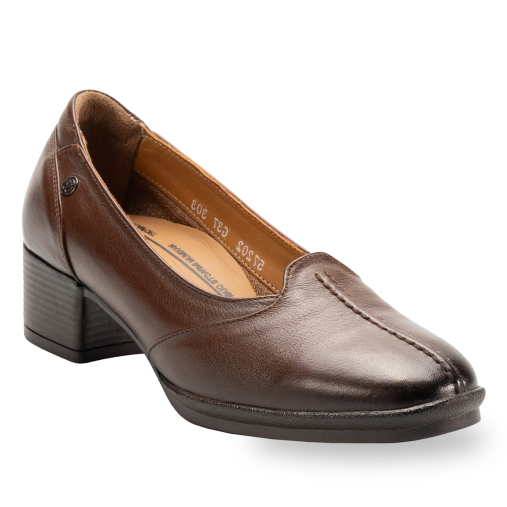 LEVIN-G Kadın Deri Ayakkabı Taba - Forelli (1)