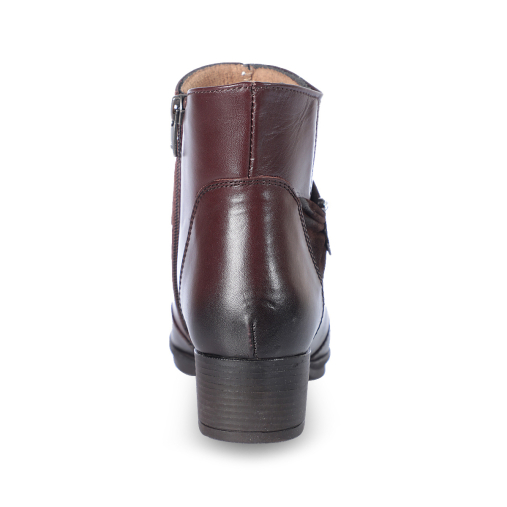 57252-G Kadın Deri Bot Kahve - 3
