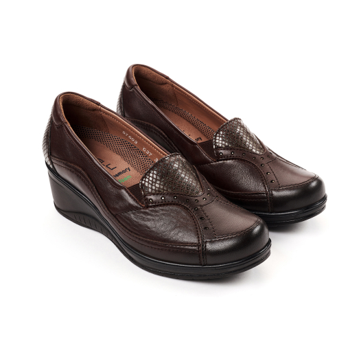 ROSA-G Kadın Deri Ayakkabı Kahve - 2