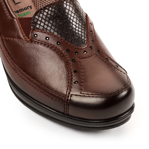 ROSA-G Kadın Deri Ayakkabı Taba - 5