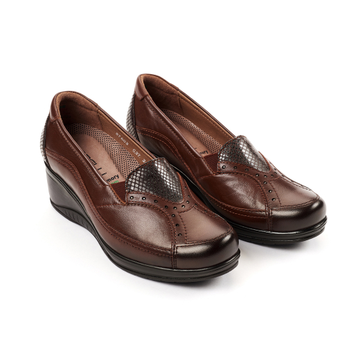 ROSA-G Kadın Deri Ayakkabı Taba - 4