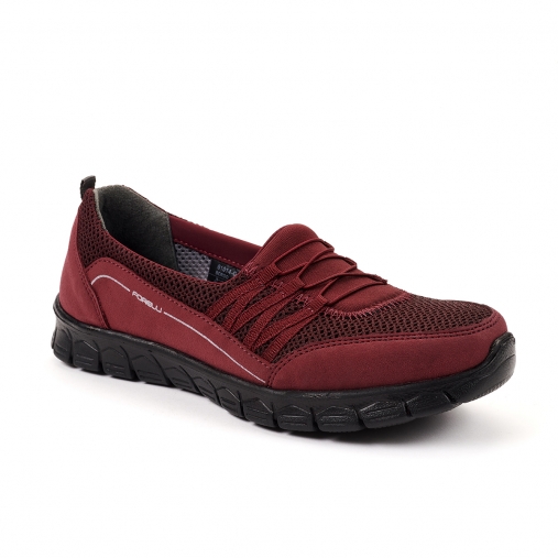 Forelli LISA-G Comfort Kadın Ayakkabı Bordo 