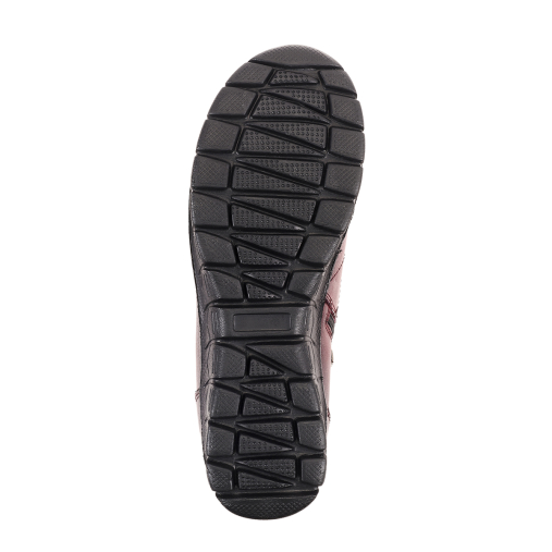 Forelli 61051-G Kısa Bot Kadın Deri Ayakkabı Bordo - 4