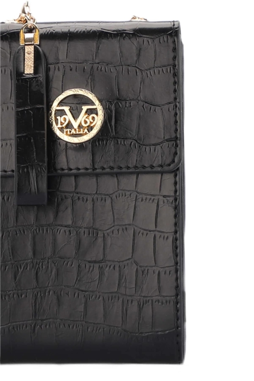 8557 Kadın Çapraz Çanta Siyah - 19v69 italia (1)