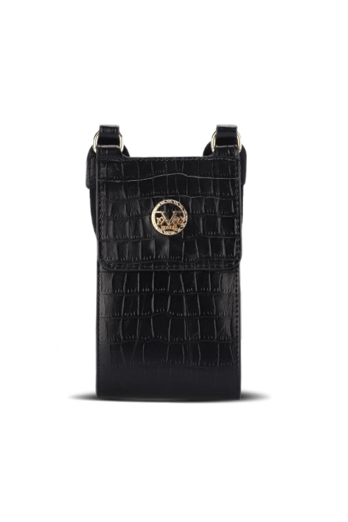 8559 Kadın Çapraz Çanta Siyah - 19v69 italia