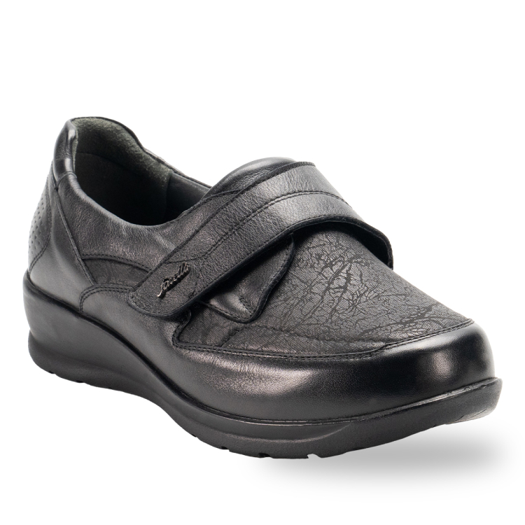 ALBA-K Kadın Ayakkabı Siyah - Forelli (1)