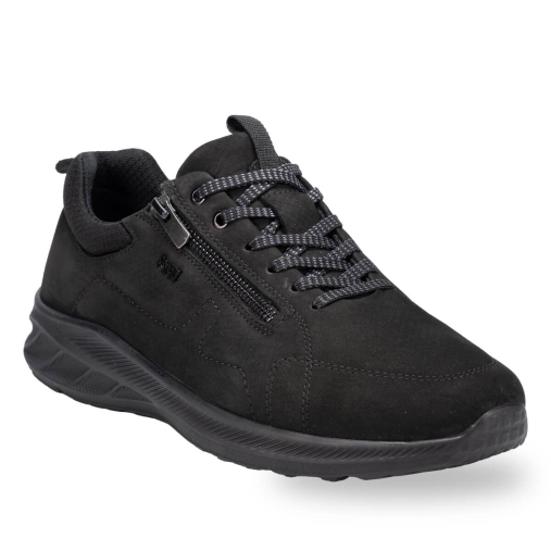 Forelli ALBERT-G Comfort Erkek Ayakkabı Siyah Nubuk - 2