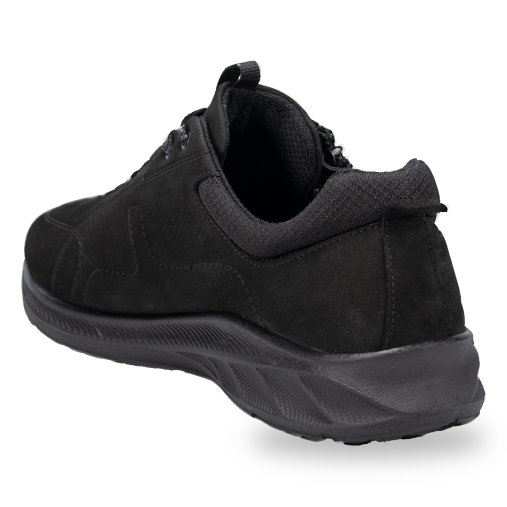 ALBERT-G Erkek Ayakkabı Siyah Nubuk - 3