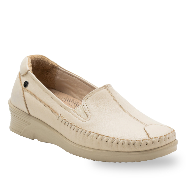 AMELIA-G Kadın Deri Ayakkabı Bej - Forelli (1)