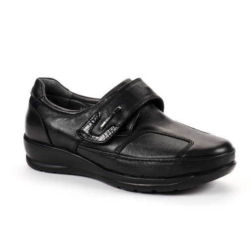 ANNA-K Kadın Deri Hallux Ayakkabı Siyah - Forelli