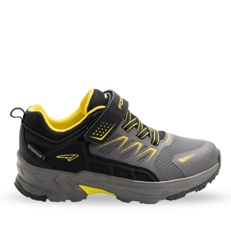 ARTUK Çocuk Waterproof Ayakkabı Füme-Sarı - Forelli