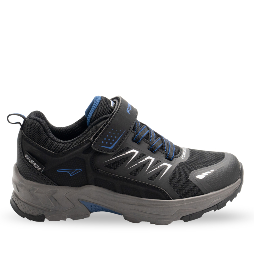 ARTUK Çocuk Waterproof Ayakkabı Siyah-Mavi - Forelli