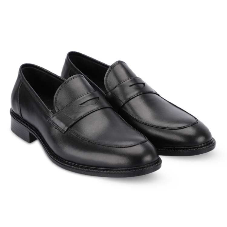 ASTORA-G Erkek Deri Ayakkabı Siyah - Forelli (1)