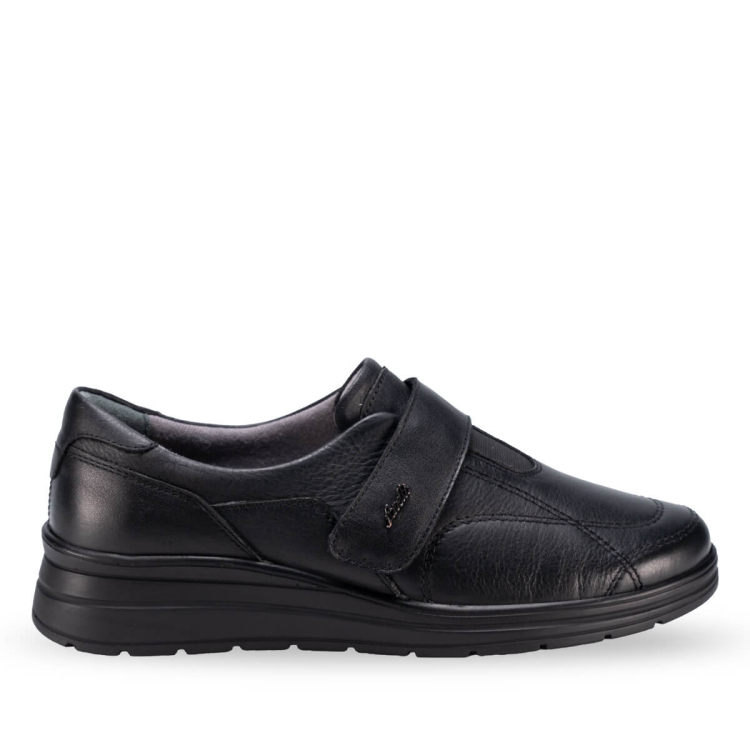 AVILLA-H Kadın Deri Hallux Ayakkabı Siyah - Forelli