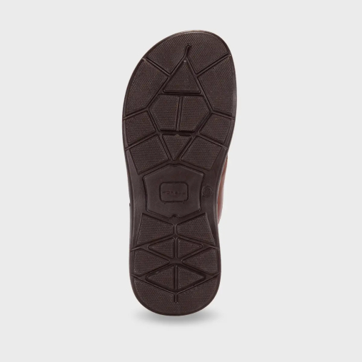 BERKAY-G Erkek Deri Sandalet Taba - 4