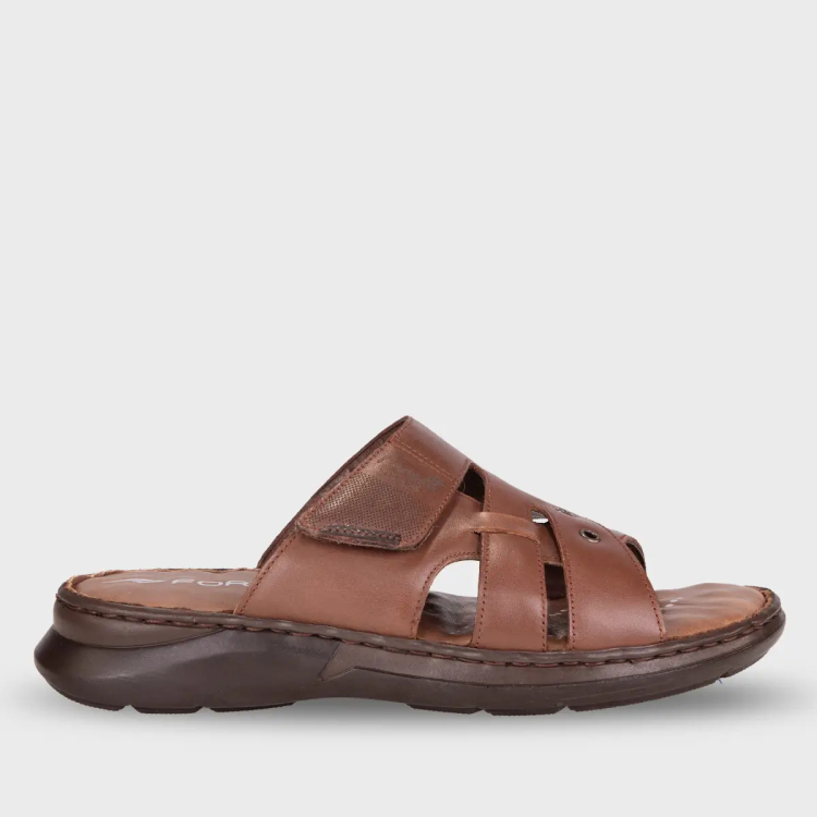 BERKE-G Erkek Deri Terlik Taba - Forelli