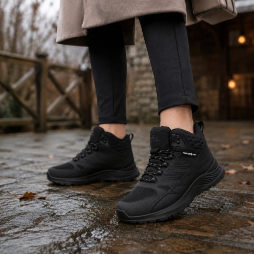 BERKIN-G Kadın Waterproof Bot Siyah - 2