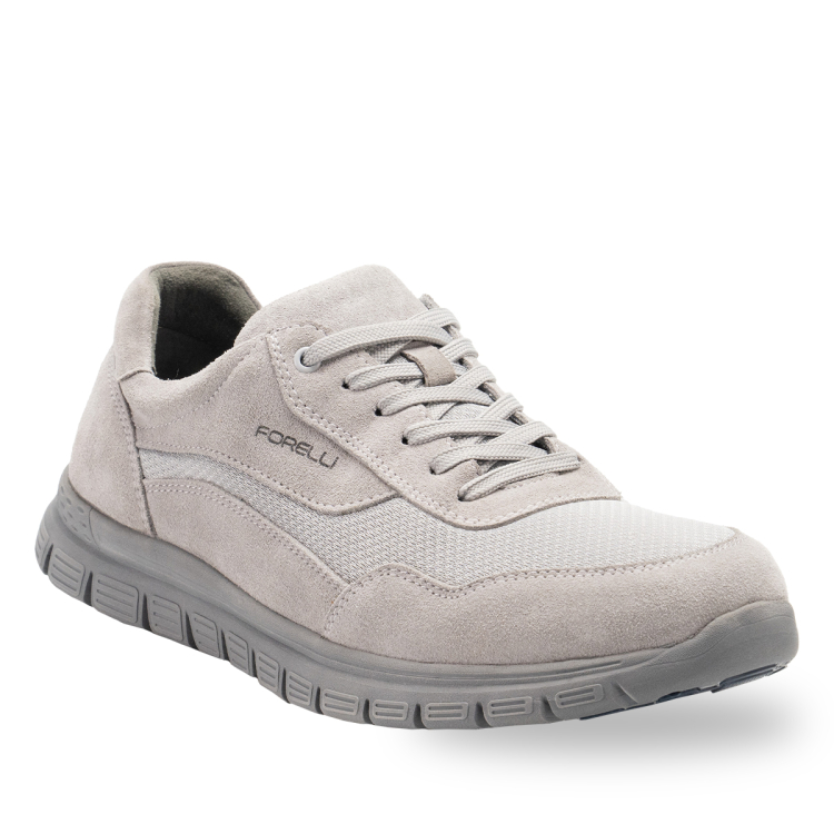 BERMUDA-H Erkek Ayakkabı Gri Nubuk - Forelli (1)