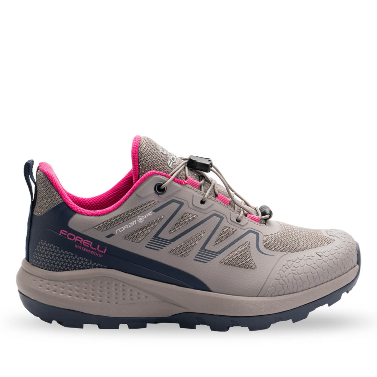 BEYGE Kadın Waterproof Ayakkabı Gri - Forelli