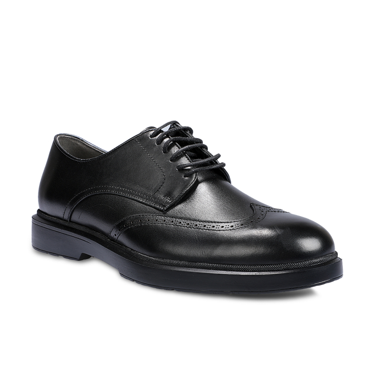 BOLT-G Erkek Deri Ayakkabı Siyah - Forelli