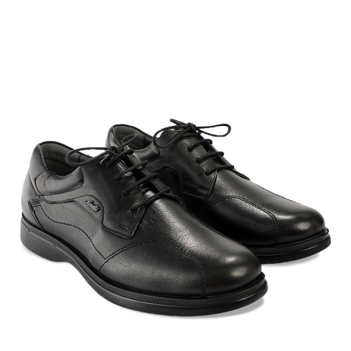 BORN-H Erkek Deri Ayakkabı Siyah - Forelli (1)