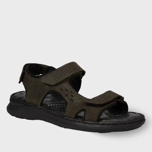 Forelli BRUCE-G Comfort Erkek Sandalet Haki Nubuk - 2