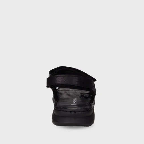 Forelli BRUCE-G Comfort Erkek Sandalet Siyah Nubuk - 3