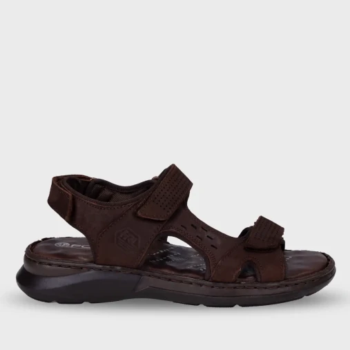 Forelli BRUCE-G Comfort Erkek Sandalet Kahve Nubuk - Forelli