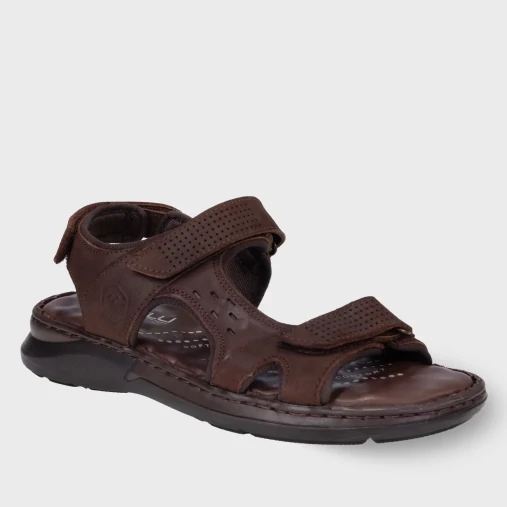 Forelli BRUCE-G Comfort Erkek Sandalet Kahve Nubuk - 2