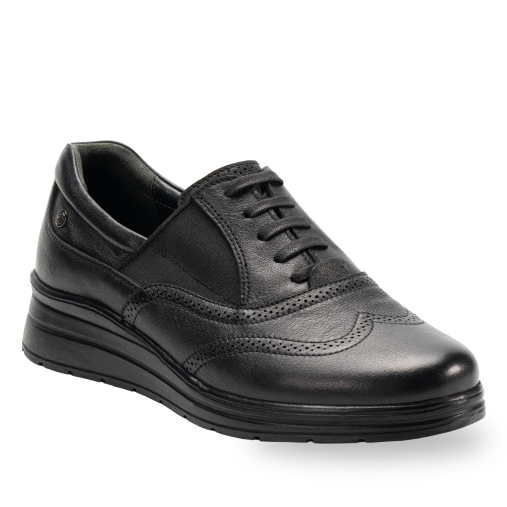 CARLA-H Kadın Deri Ayakkabı Siyah - 4