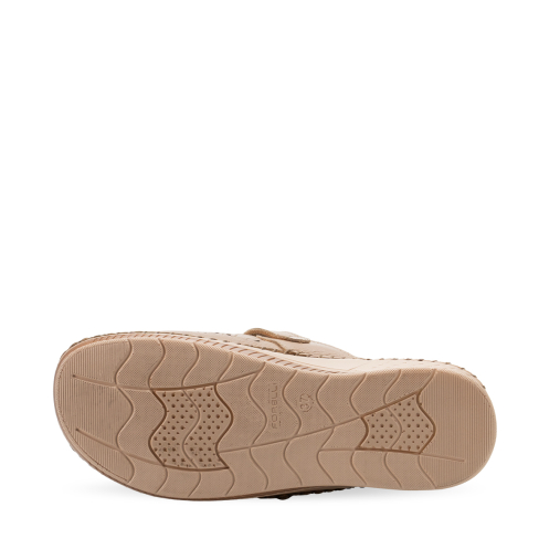 CARY-H Kadın Deri Terlik Vizon - 4