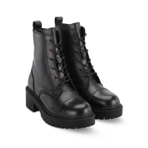 CITY-G Kadın Bot Meşin Astar Siyah - 2