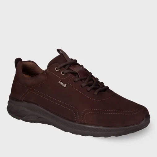 Forelli COSMO-H Comfort Erkek Ayakkabı Kahve Nubuk - 2