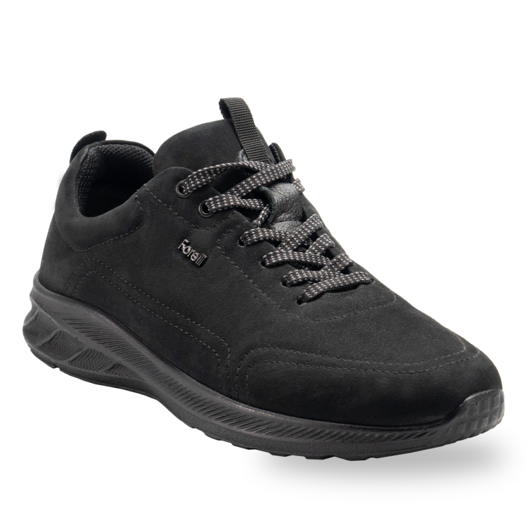 COSMO-G Erkek Deri Ayakkabı Siyah Nubuk - Forelli (1)