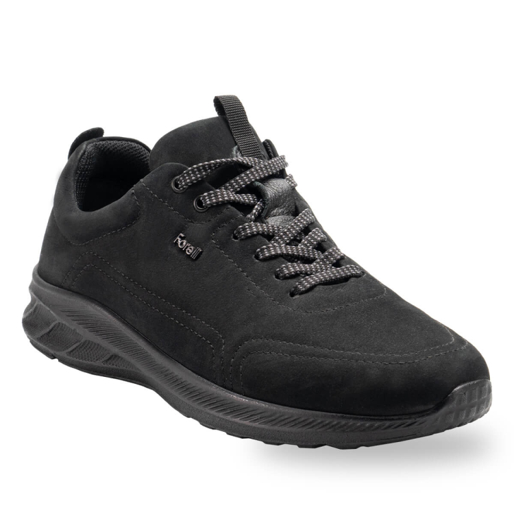 COSMO-G Erkek Deri Ayakkabı Siyah Nubuk - Forelli (1)