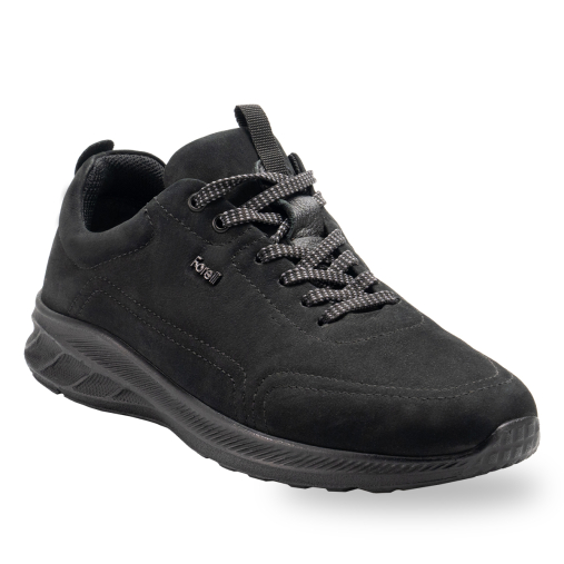 COSMO-G Erkek Deri Ayakkabı Siyah Nubuk - Forelli (1)