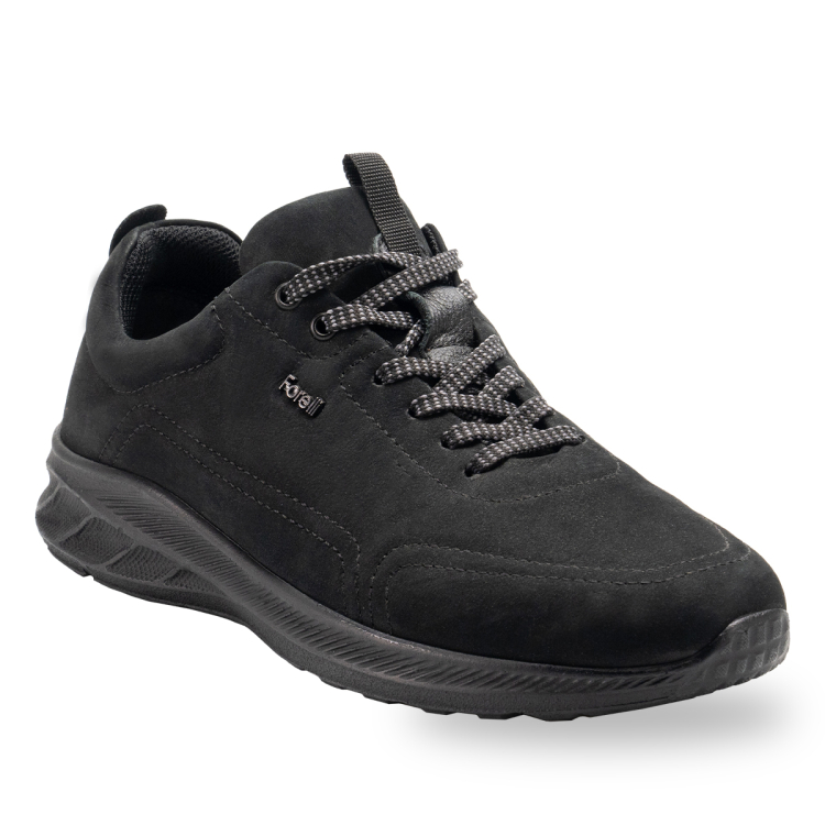 COSMO-G Erkek Deri Ayakkabı Siyah Nubuk - Forelli (1)