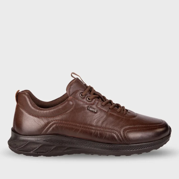 COSMO-G Erkek Deri Ayakkabı Taba - Forelli