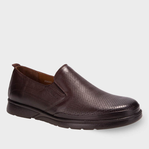 DANTE-H Erkek Deri Ayakkabı Kahve - Forelli (1)