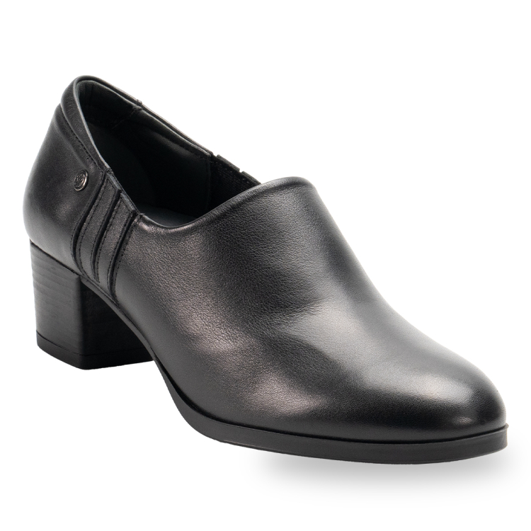 DELUX-G Kadın Deri Hallux Ayakkabı Siyah - Forelli (1)