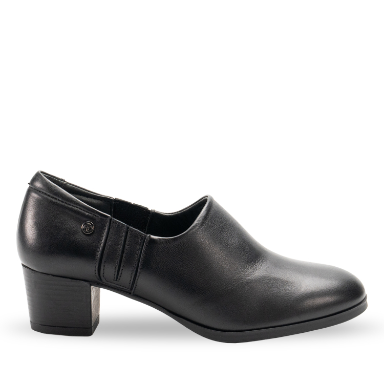 DELUX-G Kadın Deri Hallux Ayakkabı Siyah - Forelli